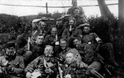 German soldiers celebrating a supposed success near Stalingrad, 1942.