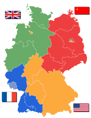 Occupied Germany in 1945