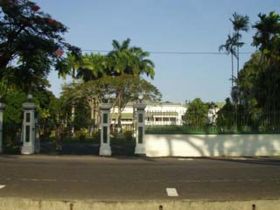 The "Old Residence", a relic of colonial times.