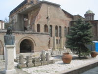 The remains of Curtea Veche, the royal court in Bucharest during the Middle Ages