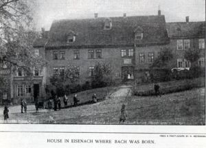 House in Eisenach where it is said Bach lived as a child