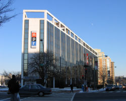 National Public Radio headquarters, located at Mount Vernon Square