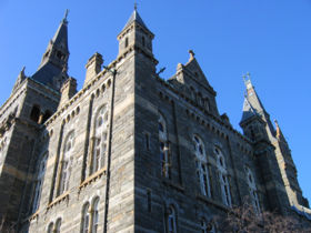 Georgetown University's Healy Hall.