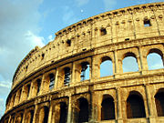 Original fa�ade of the Colosseum