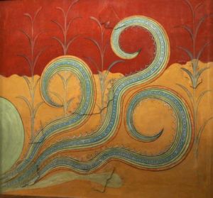 Fresco from the "Palace of Minos", Knossos, Crete