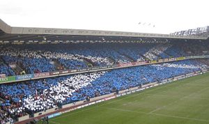 Murrayfield Stadium in Edinburgh, the home of Scottish rugby union.