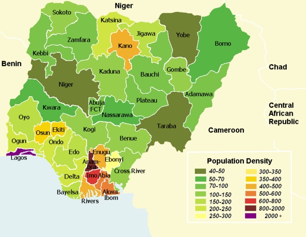 Image:Bev�lkerungsdichte Nigerischer Bundesstaaten english.PNG