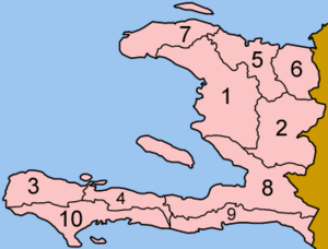 Departments of Haiti