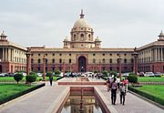 The North Block, in New Delhi, houses key government offices.