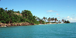 Cayo Levantado Samana one of the many cays in the D.R.