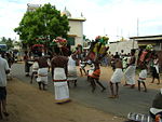 kavadi by Hindu Devotess at Vavuniya