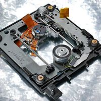 Internal mechanism of a DVD-ROM Drive