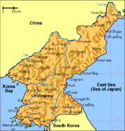 Map of North Korea