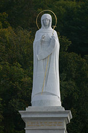 The Svyato-Uspensky Svyatogorsky Monastery is one of the main Orthodox relics in the east of Ukraine. (sculptor Nicolai Shmatko)