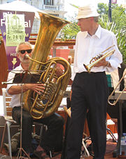 "Kaiserbass" (tuba in B) and�cornet