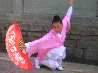 A Taoist nun at Wudang Mountains, China.