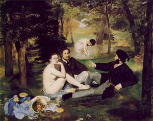 The Luncheon on the Grass (Le d�jeuner sur l'herbe), 1863