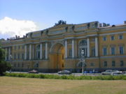 The Senate and Synod headquarters on Senate Square in St. Petersburg.