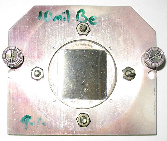 Image:Be foil square.jpg