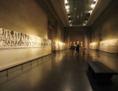 Elgin Marbles displayed.