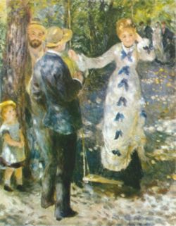 The Swing (La Balan�oire), 1876, oil on canvas, Mus�e d'Orsay, Paris