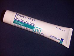 Benzoyl peroxide cream.