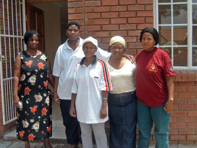 SOS Mothers ready the children to arrive at the new SOS Childesn's Village Rustenberg, South Africa