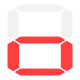 Unusual appearance of the digit zero on seven-segment displays