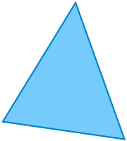 A triangle.