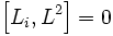 \left[L_i, L^2 \right] = 0