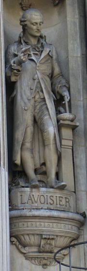 Statue of Lavoisier, at H�tel de Ville, Paris.