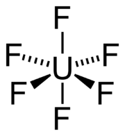 Uranium hexafluoride is the feedstock used to separate uranium-235 from natural uranium.