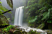 Much attention has been given to preserving the natural characteristics of Hopetoun Falls, Australia, while allowing ample access for visitors.