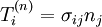 \ T_i^{(n)} =\sigma_{ij}n_j