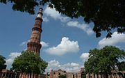 At 72.5�m (238�ft), the Qutub Minar is the world's tallest free standing minaret.