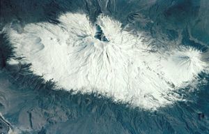 For centuries, Mount Ararat (pictured here) has been searched for remains of Noah's ark. Recently Mount Sabalan in Iran, over 300 km (200 miles) away, has been under investigation.