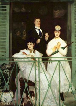 �douard Manet, The Balcony 1868