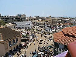 Skyline of Accra, Ghana