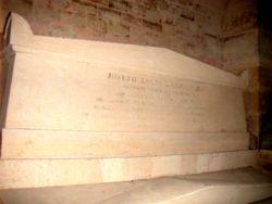 Lagrange's tomb in the crypt of the Panth�on.