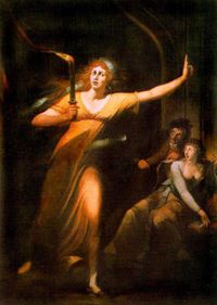 Lady Macbeth sleepwalking by Johann Heinrich F�ssli.