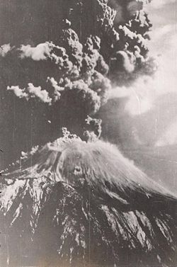 The March 1944 eruption of Vesuvius, by Jack Reinhardt, B24 tailgunner in the USAAF during WWII