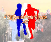 II Half Marathon Puerto Valpara�so 2007 official logo.