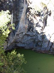 The Crater, Hypipamee National Park, Atherton Tableland, Queensland, Australia. This residue of a pipe is about 100m across.