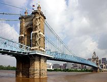 Jan. 1: Roebling Suspension Bridge was longest.