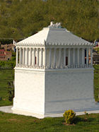 Scale model of the Mausoleum at Miniat�rk, Istanbul