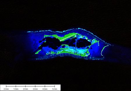 Palmyra Atoll - Landsat Image N-03-05 2000 (1:50,000)