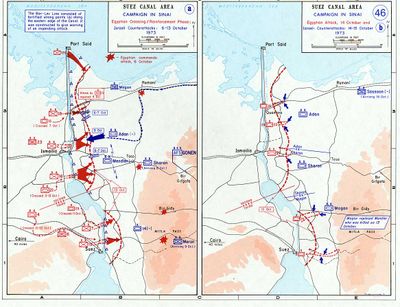 The 1973 War in the Sinai, October 6–15.