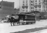 Streetcar in NYC, 8th Avenue.