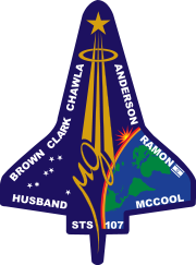 STS-107 mission patch