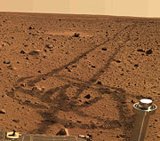 Part of a panorama taken by the Spirit rover in 2004